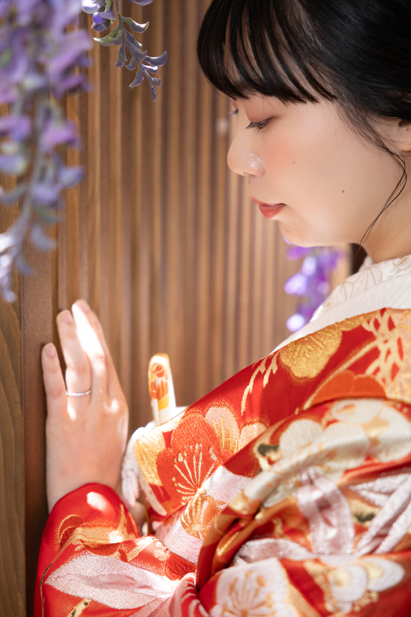 ご新婦様のソロショット。