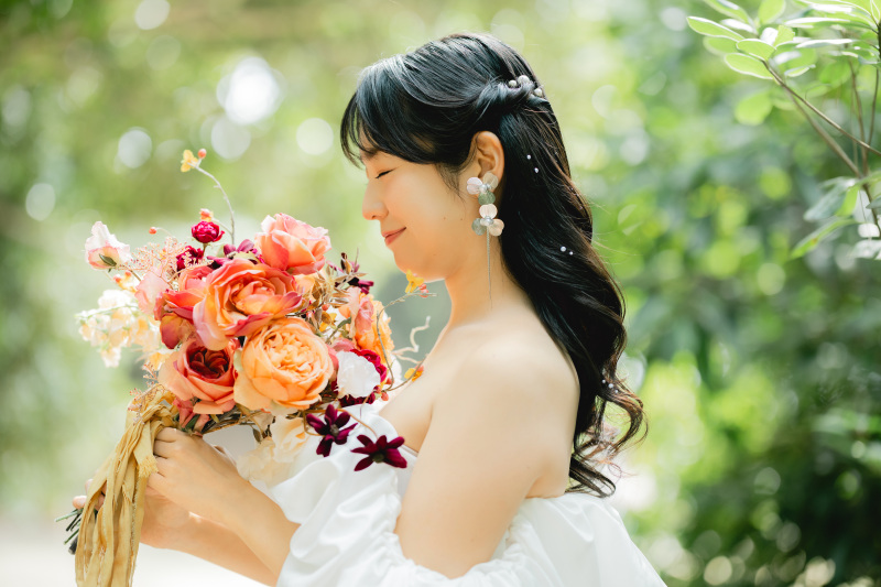 ご新婦様のソロショット