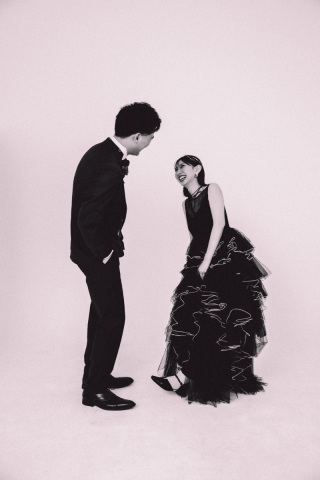 お二人らしさ溢れる撮影♪