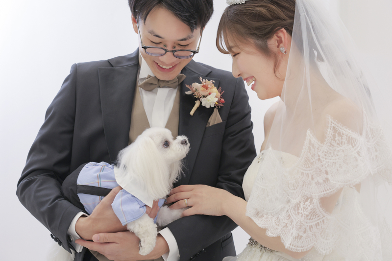 STUDIO AQUA 千葉船橋店（スタジオAQUA）_ペットと一緒に撮影できる