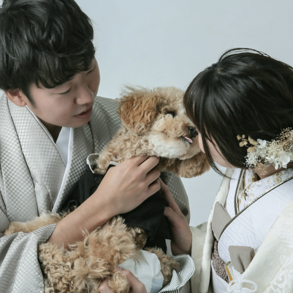 STUDIO AQUA 千葉船橋店（スタジオAQUA）_ペットと一緒に撮影できる