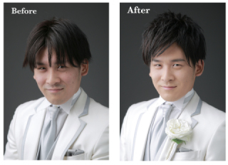 メンズヘアメイク