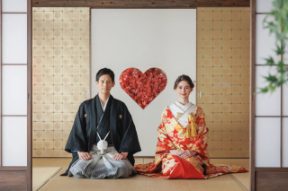 正座カット+お立ち姿