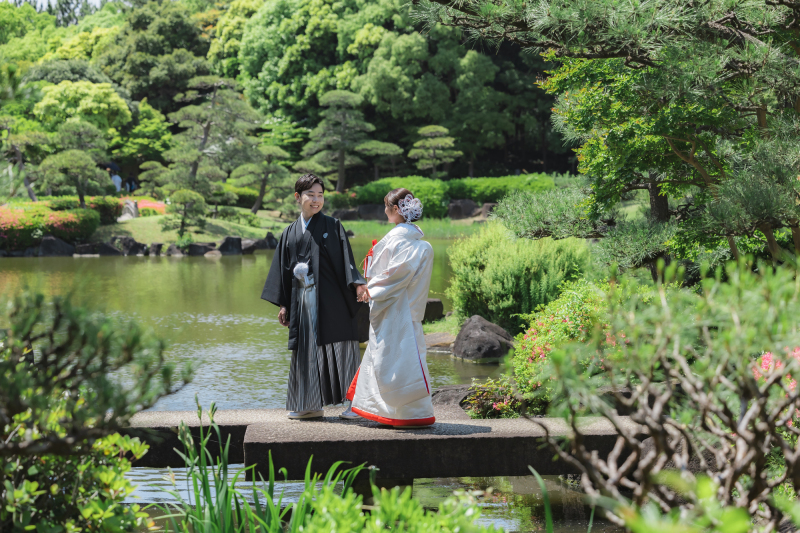 STUDIO AQUA 千葉船橋店(スタジオAQUA)_庭園で撮影できる