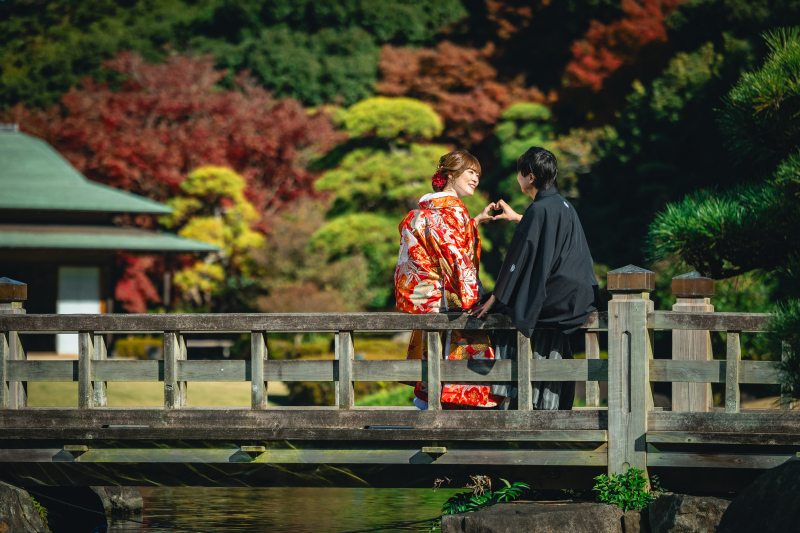 紅葉と -華やかに煌びやかに-