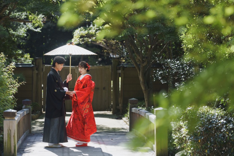 幕張海浜公園内にある情緒あふれる日本庭園
