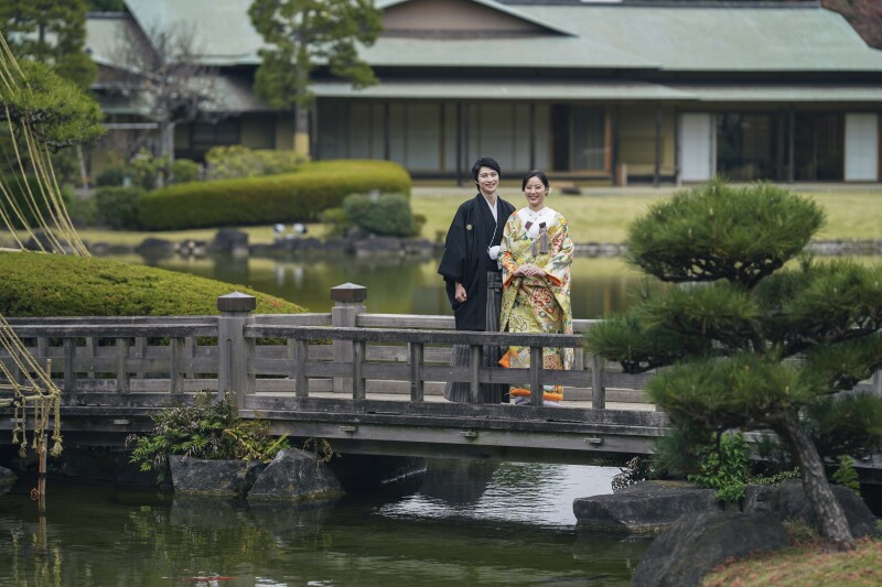 STUDIO AQUA 千葉船橋店(スタジオAQUA)_庭園で撮影できる