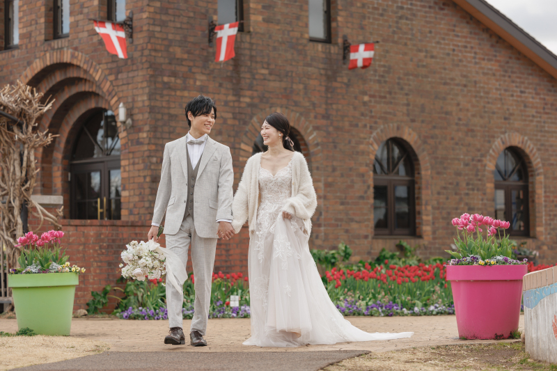 ヨーロッパ風の建物でおしゃれな雰囲気も