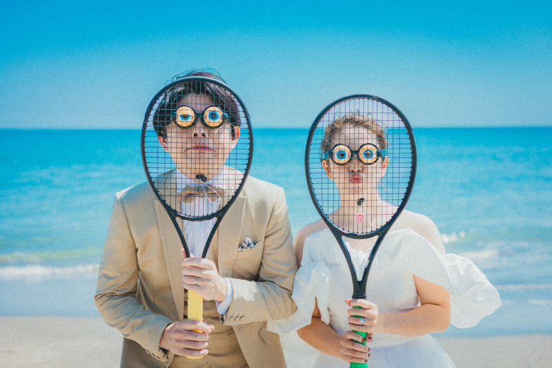 おふたりならではのアイテムも写真映えします^^