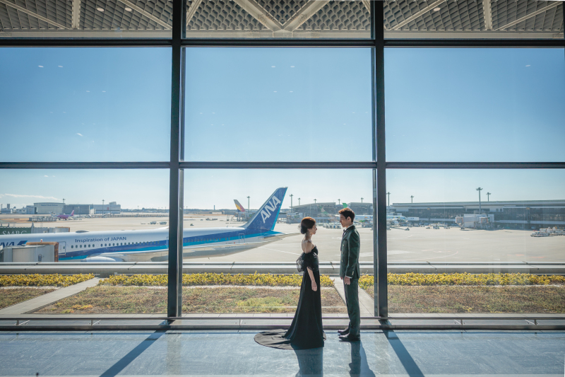 【飛行機と撮影できちゃう!スタジオアクアだからこそ叶えられるロケ撮影◎】成田空港ロケーション