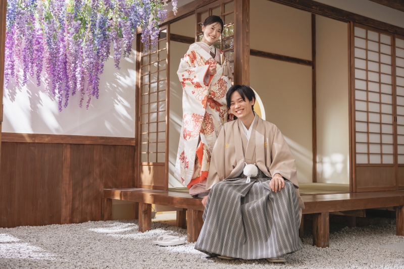 【台紙1冊+アルバム20Pのセットプラン】ドレス ✕ 和装♡自分好みにスタジオセレクト１DAYプラン