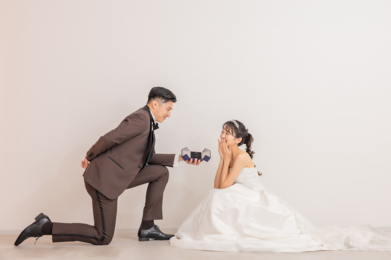 プロポーズショットも可愛く