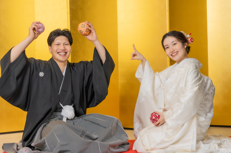 ずーっと笑顔のおふたり