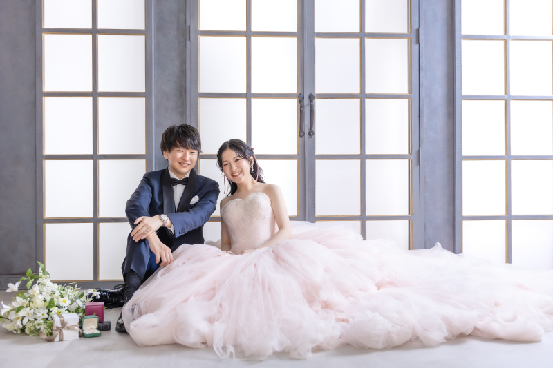 ドレスとタキシードへ