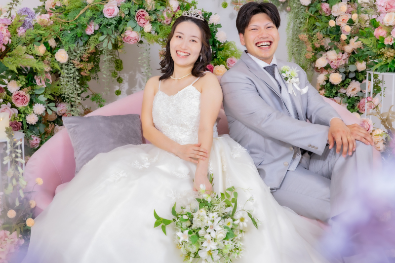 にこにこの笑顔で撮影開始！