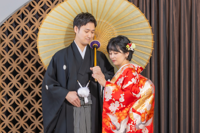 番傘を使って・・・