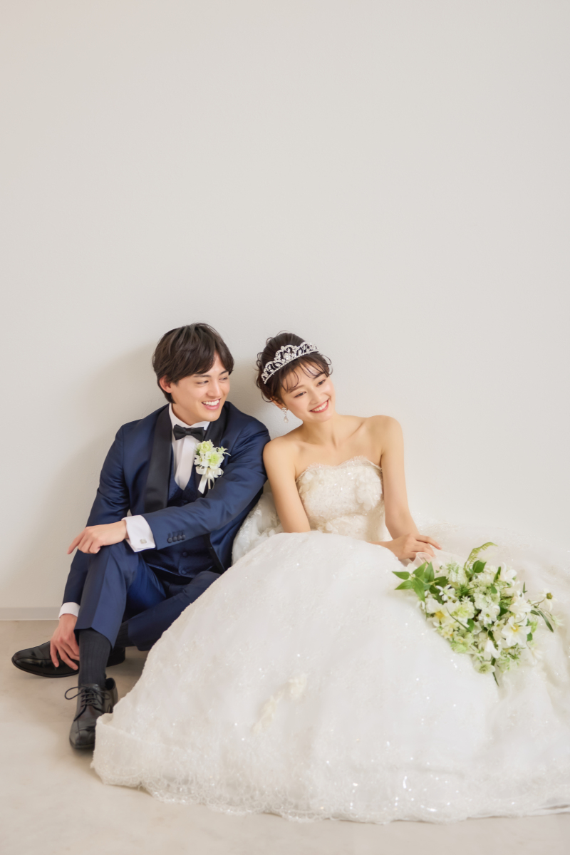 白背景で自然な一枚