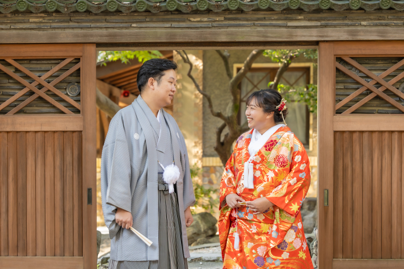 向かい合って・・・