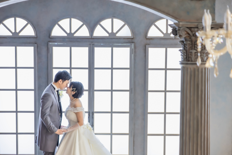 お顔を近づけて