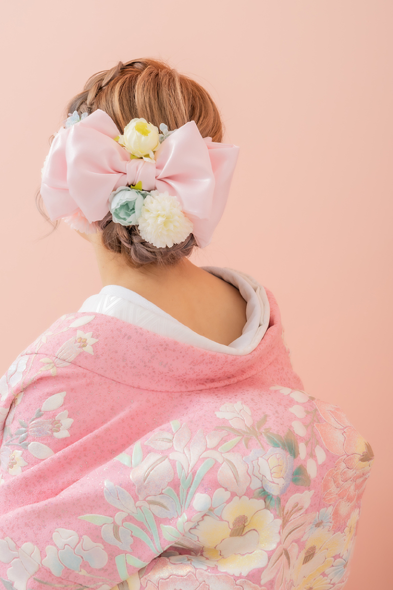 手作りのヘアアクセ