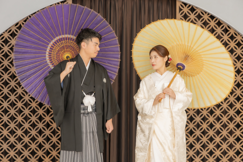 向かい合って・・・