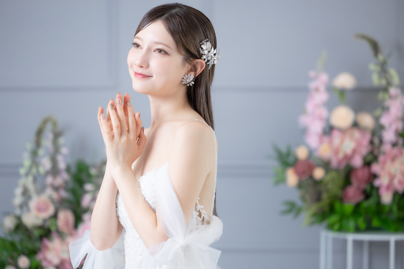 儚く美しいウェディングフォト
