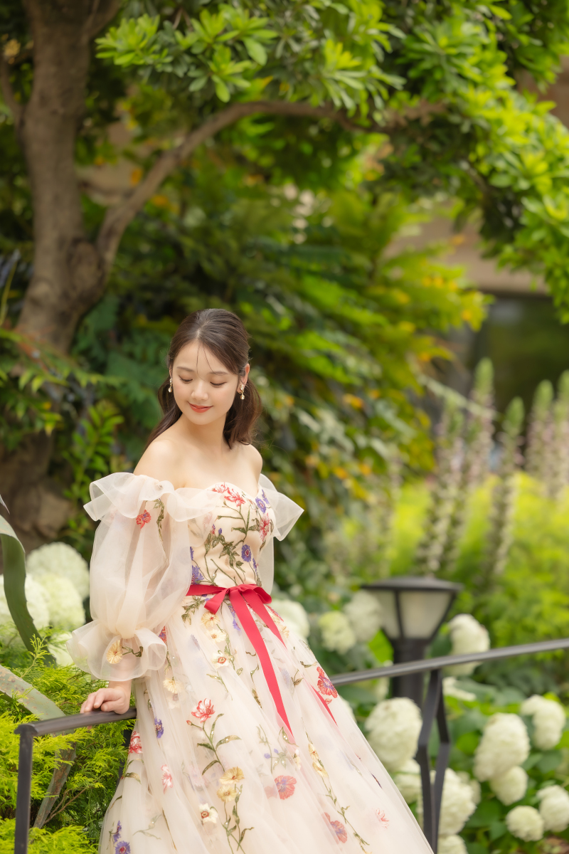 STUDIO FERICE_庭園で撮影できる