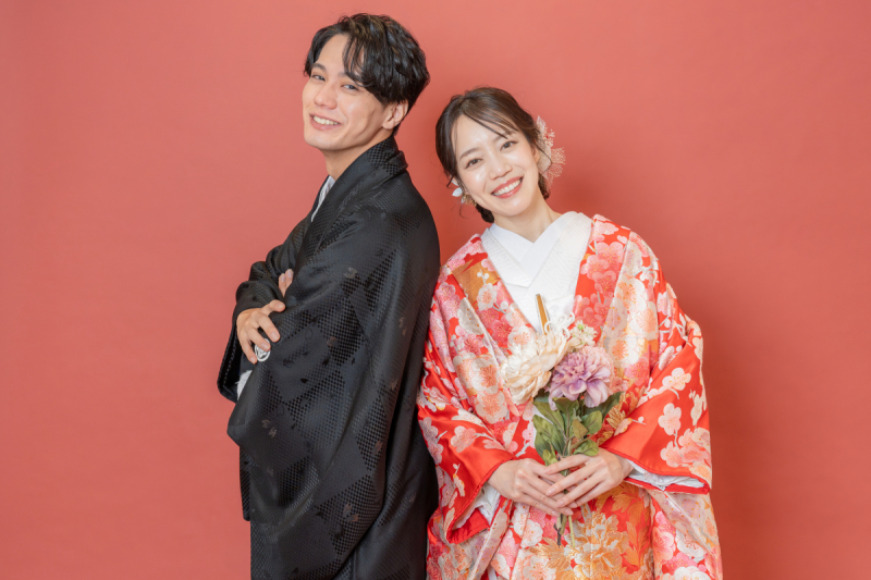 ＜2月末までの撮影＞ 和装1着【スタジオ撮影】シーン数豊富｜全70カットキレイ加工付き｜アルバム付のセットプラン♪