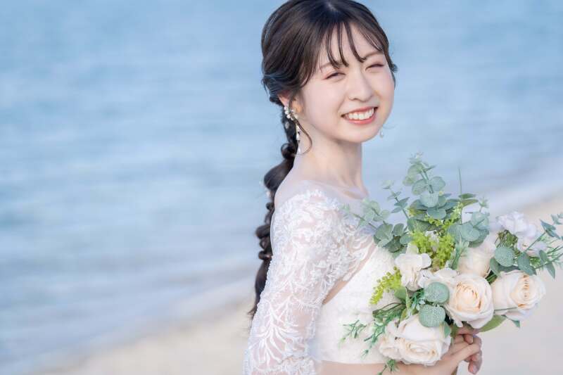 新婦様のソロショット