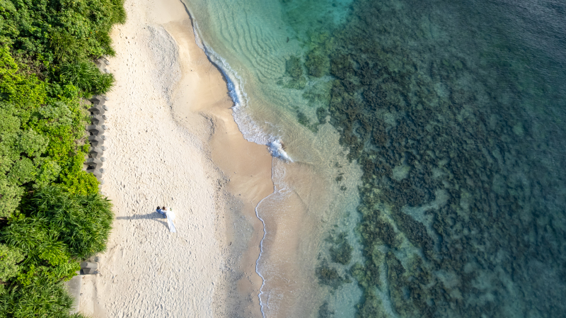 宮古ブルーのグラデーション
