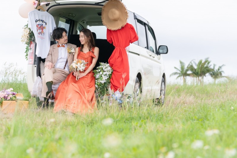 ジャーニバスをデコレーションしフォトスポットに♪