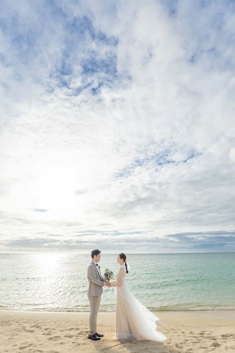 結婚式の前撮りフォト