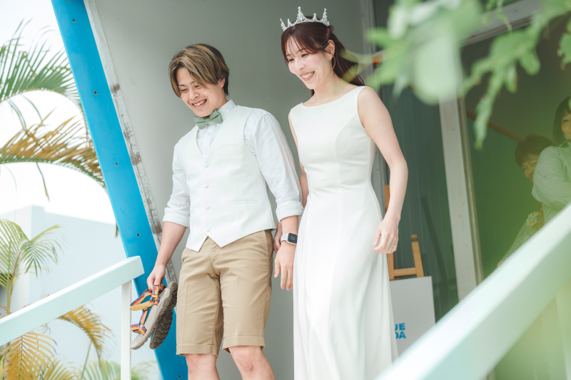 カップル専用車で撮影に出発!