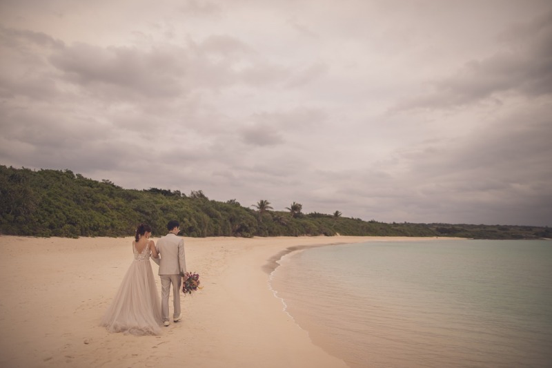 ロマンチックなサンセットフォト