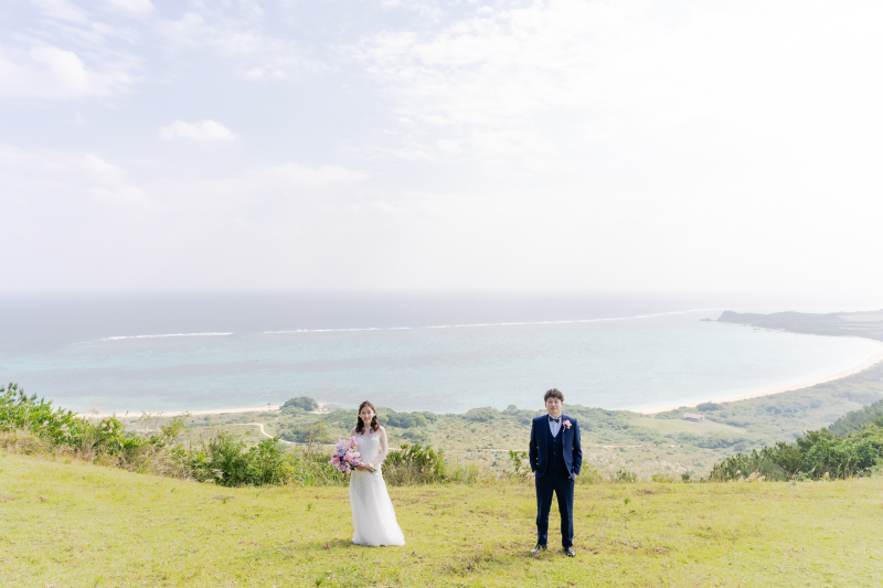 高台から見渡す石垣ならではのロケーション!