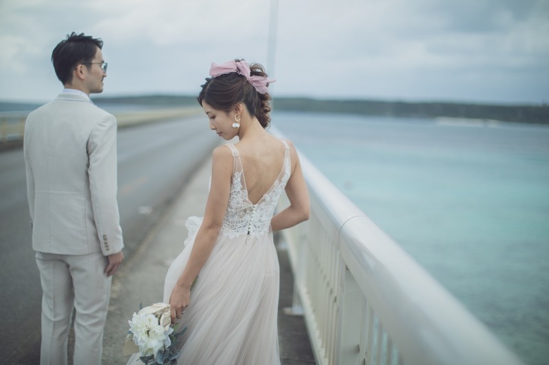 大橋でのショットは宮古島ならでは!