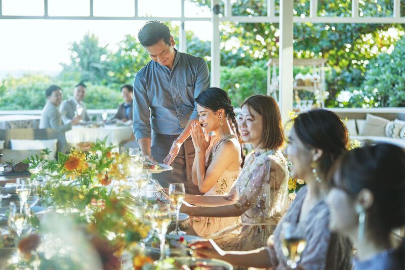 Dears Wedding RESORT_会食ができる