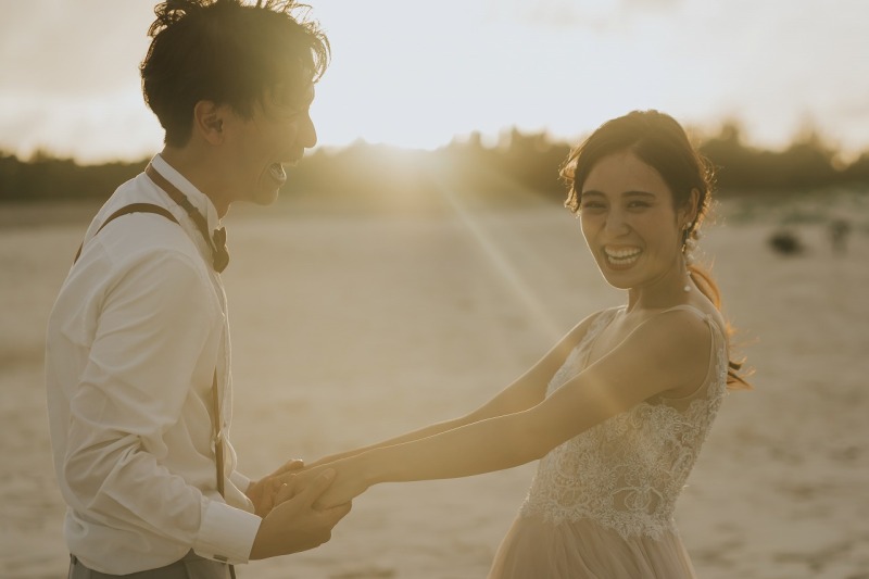 ◆ロマンチックなサンセットビーチフォト