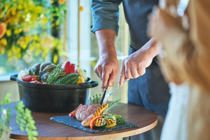 Dears Wedding RESORT_会食ができる