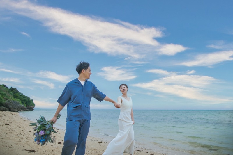 Dears Wedding RESORT_海で撮影できる