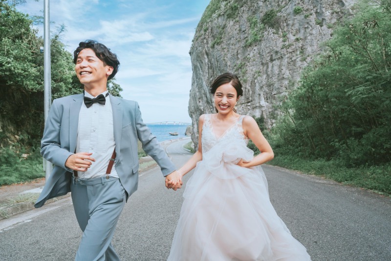 【宮古島】完全オリジナルプラン\1日かけて島内を旅フォト♪/フリーチョイスドレス&移動車&ヘアメイクすべて込だから安心★