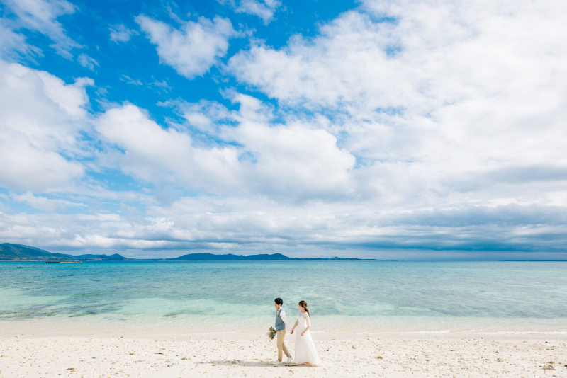 【石垣島】\亜熱帯の自然を満喫/ビーチ&亜熱帯グリーンフォト♪選び放題のドレス&ヘアメイクもすべて込♪