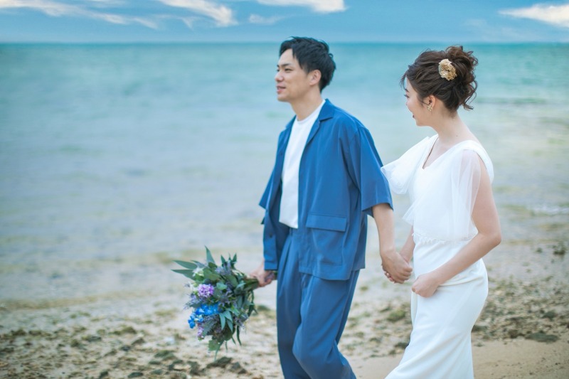 【石垣島】\撮影スポットを自由にセレクト/新作ドレス選び放題&プロのヘアメイク付の安心価格プラン♪