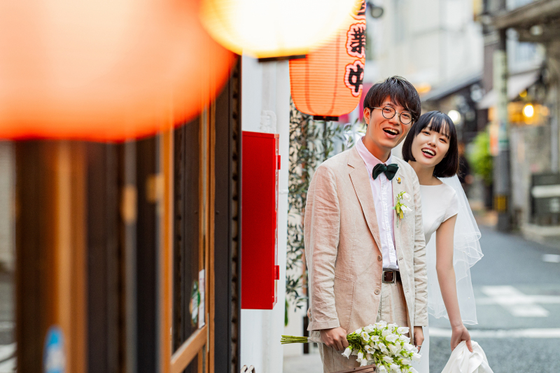 街中の灯りの中でも撮影しました！