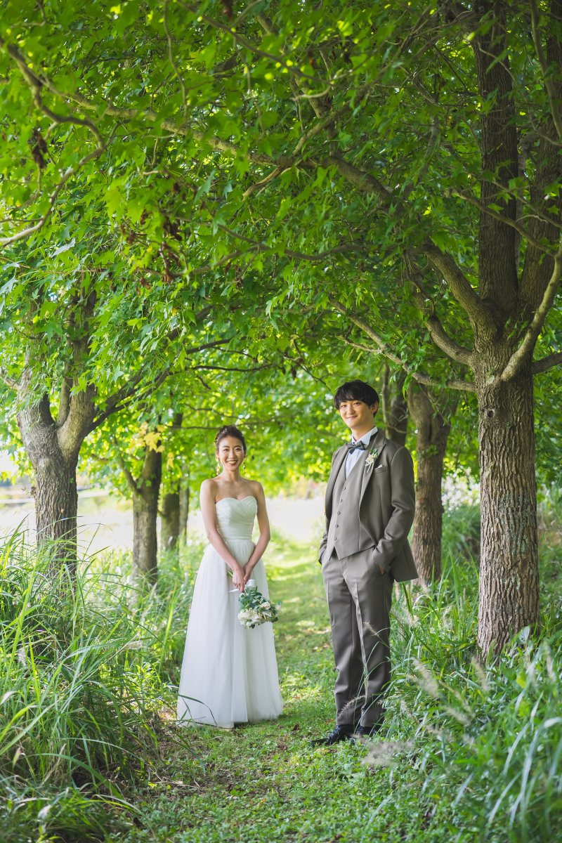 カメラ目線もしっかり笑顔で！