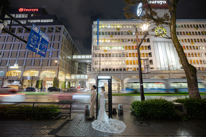 熊本は夜の七時