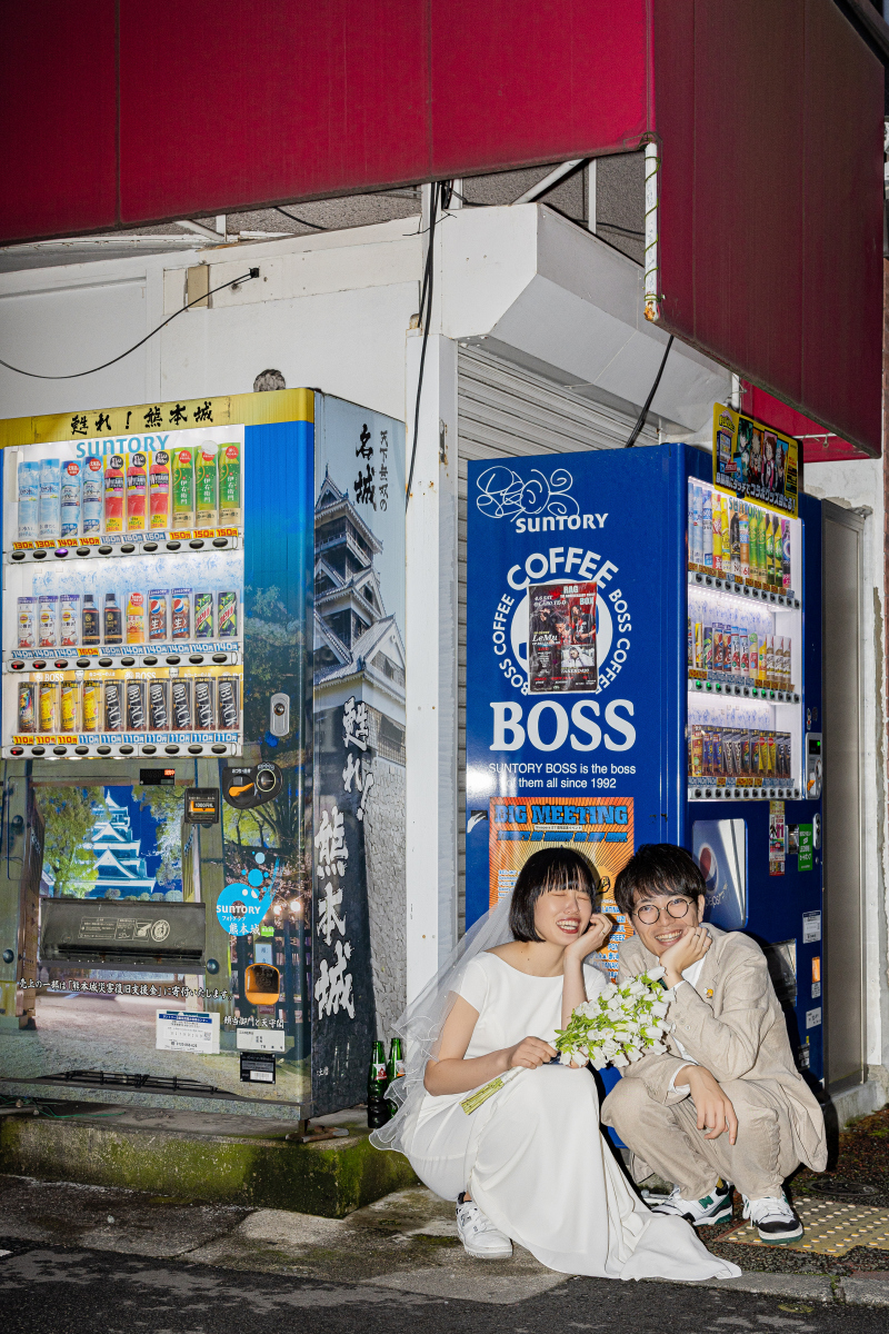 街中でのフォトウエディング！