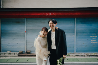 おふたりの門出を祝う写真