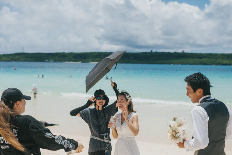 【前撮りオプション】前撮りメイキングムービー《Scene》撮影当日にビデオグラファーが同行して撮影（撮影1時間〜・約8週間納品）