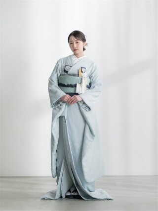 色掛下 かのこ 白縹（しろはなだ）